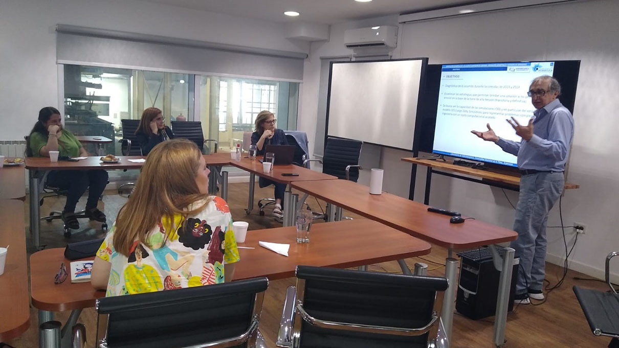 Visita de la Prof. Dra. Leonor Rodríguez Sinobas, coordinadora de la Comunidad UPMWater de la Universidad Politécnica de Madrid.